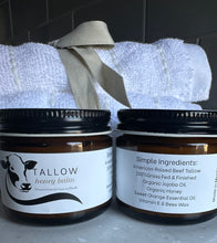 Load image into Gallery viewer, Tallow Honey Balm 2oz jar