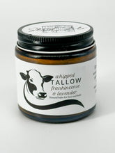 Load image into Gallery viewer, Frankincense & Lavender Whipped Tallow 4oz Jar