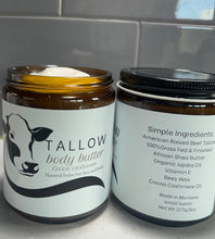 Load image into Gallery viewer, Tallow Body Butter Cocoa Cashmere 8oz Jar
