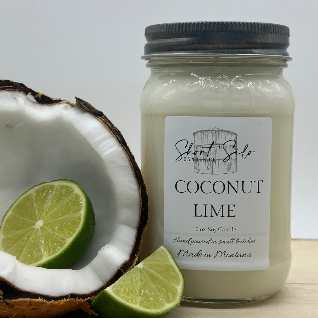 Coconut Lime 16oz Soy Candle