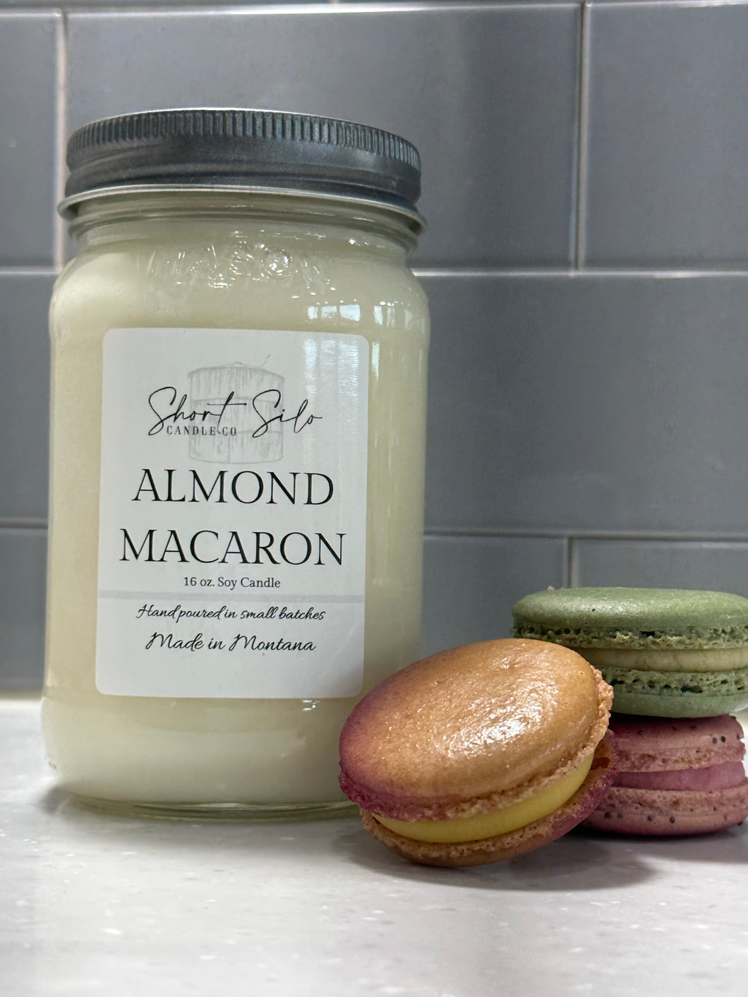 Almond Macaron 16oz Soy Candle