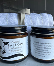 Load image into Gallery viewer, Frankincense &amp; Lavender Whipped Tallow 2oz Jar
