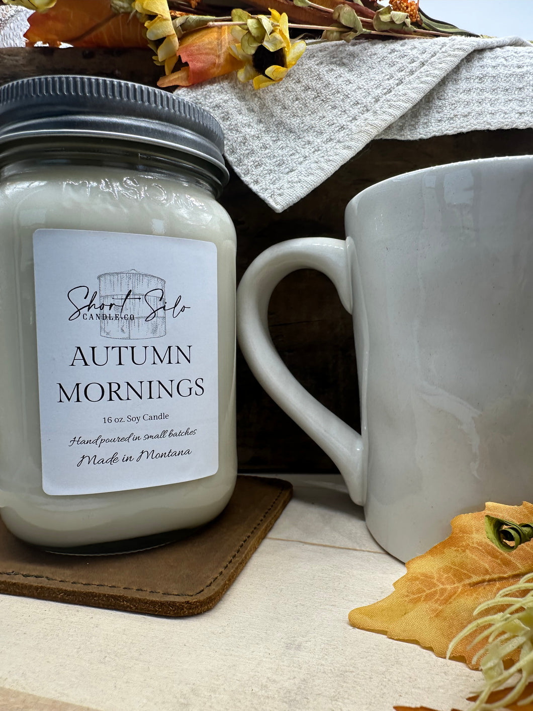 Autumn Mornings 16oz Soy Candle