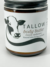 Load image into Gallery viewer, Tallow Body Butter Cocoa Cashmere 8oz Jar
