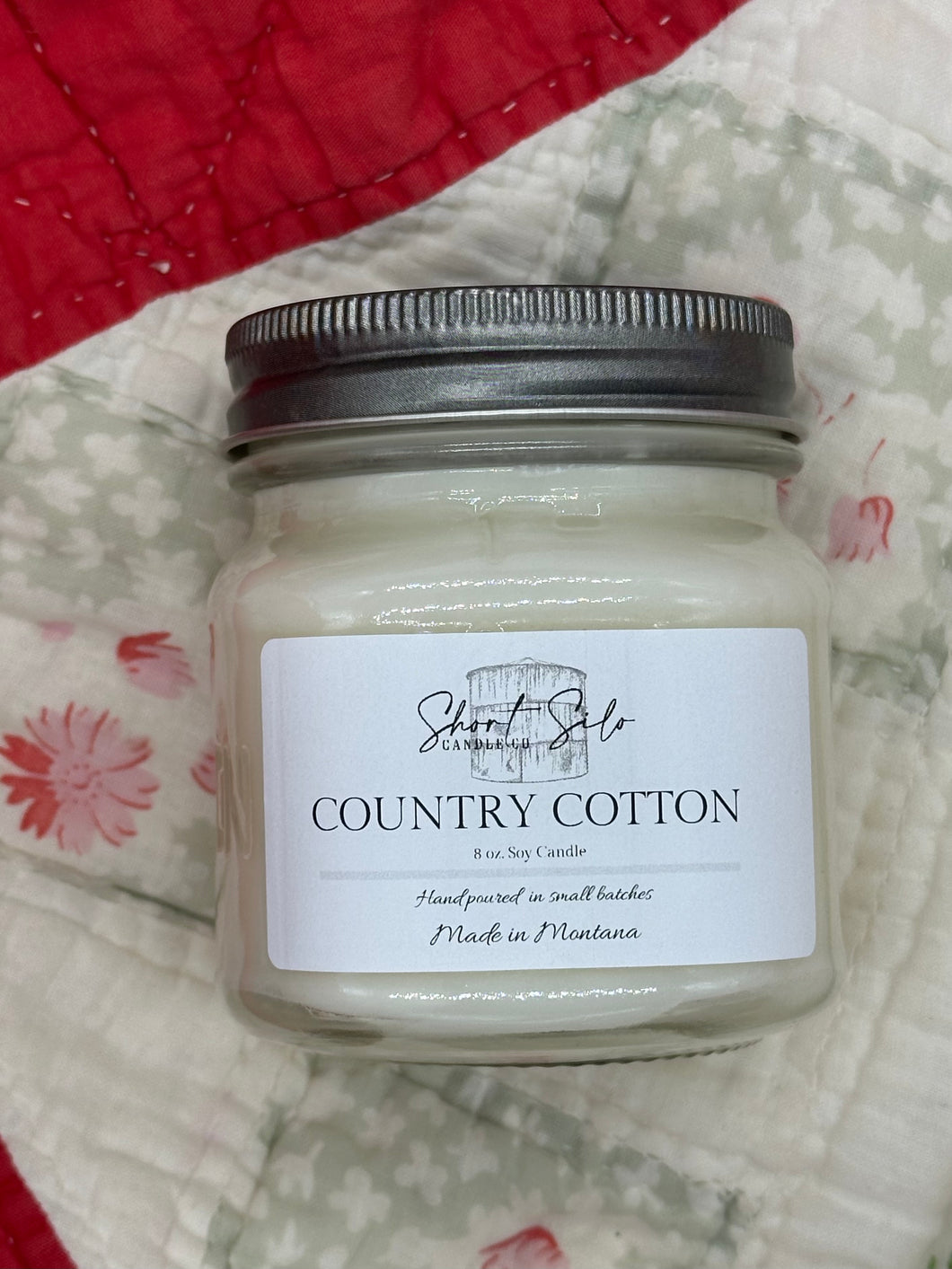 Country Cotton 8oz Soy Candle