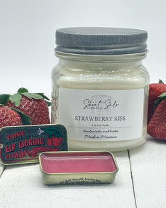 Strawberry Kiss 8oz Soy Candle