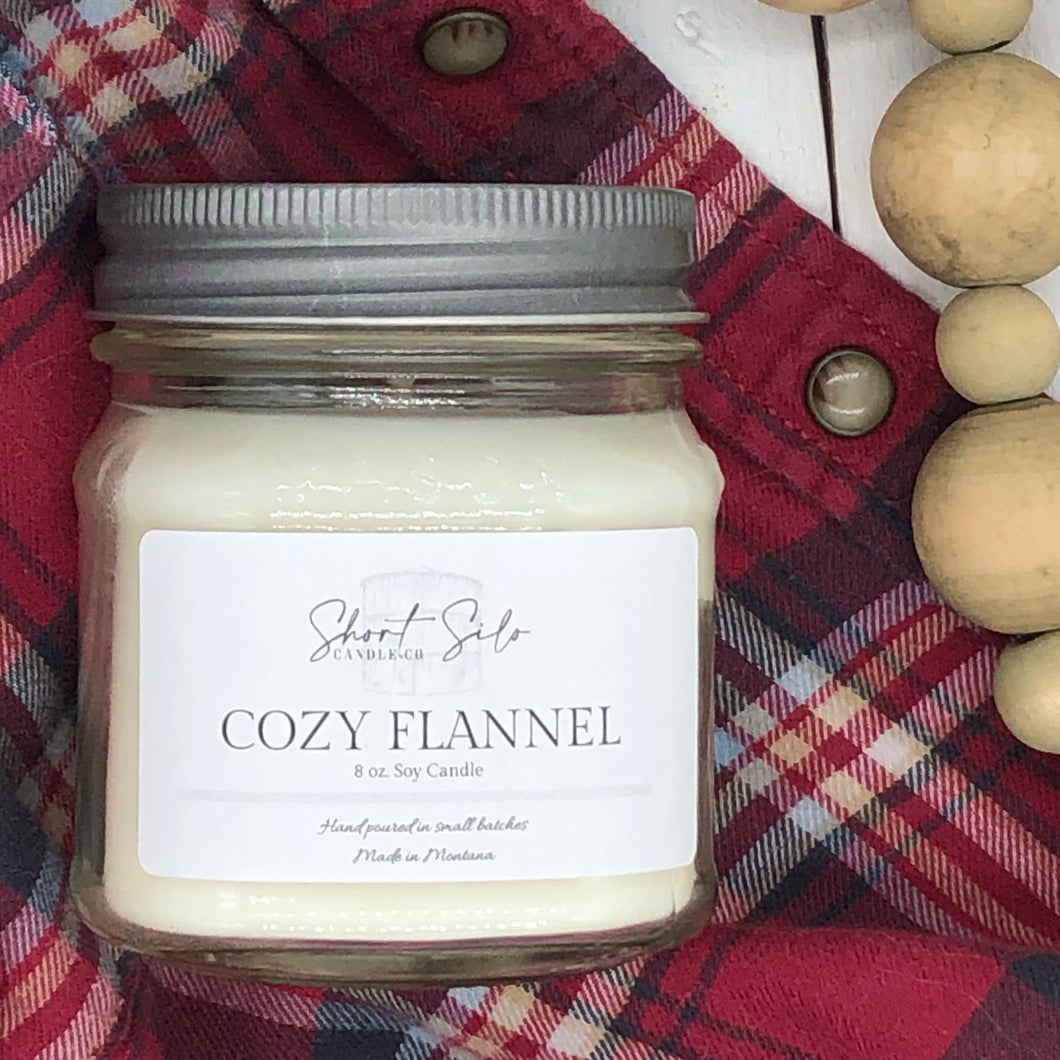 Cozy Flannel 8oz Soy Candle