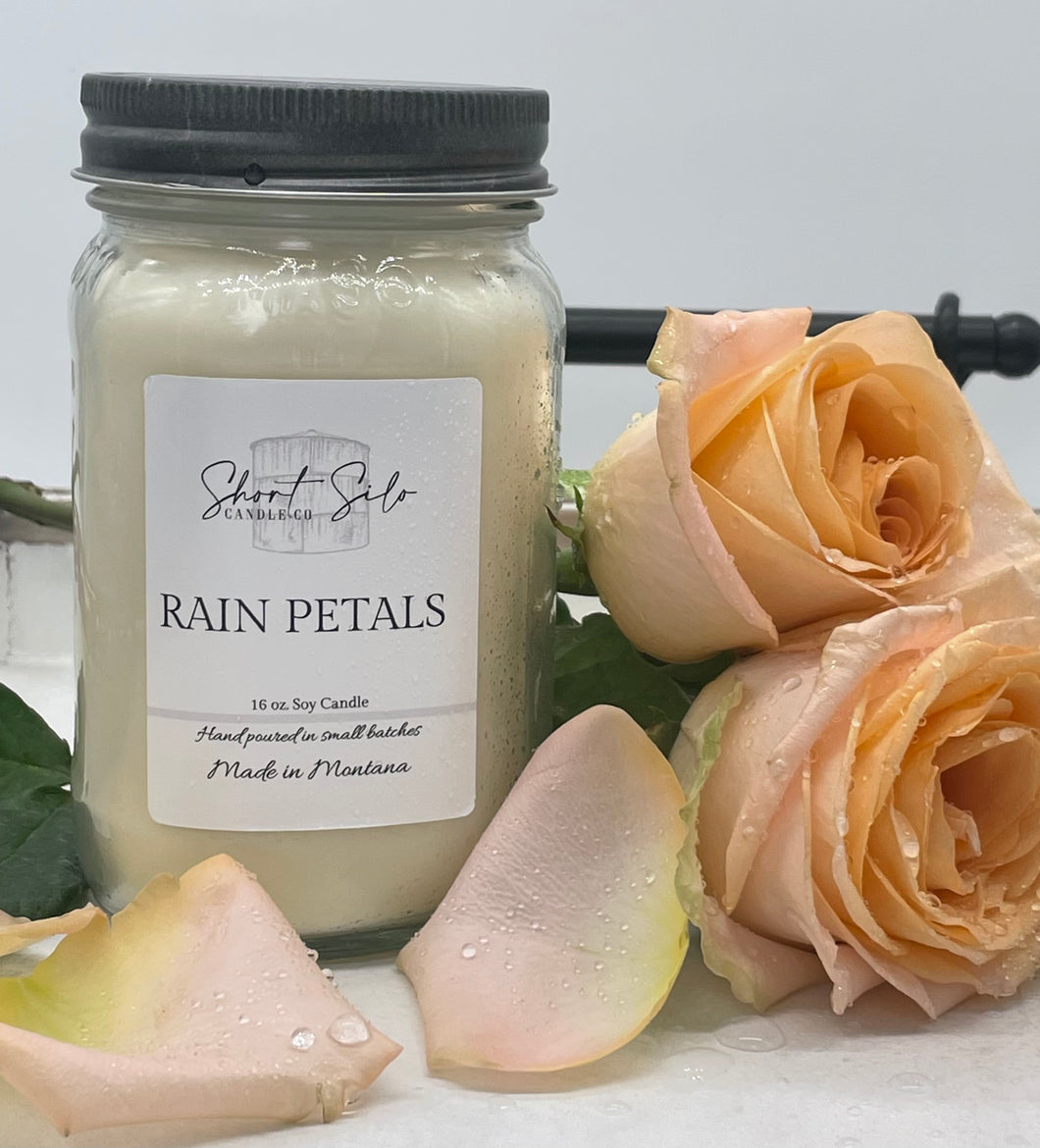 Rain Petals 16oz Soy Candle