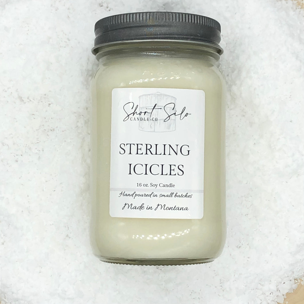 Sterling Icicles 16oz Soy Candle