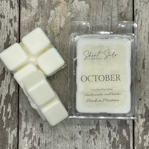 October Soy Wax Melt