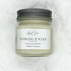 Sterling Icicles 8oz Soy Candle