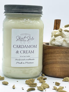 Cardamom & Cream 16oz Soy Candle